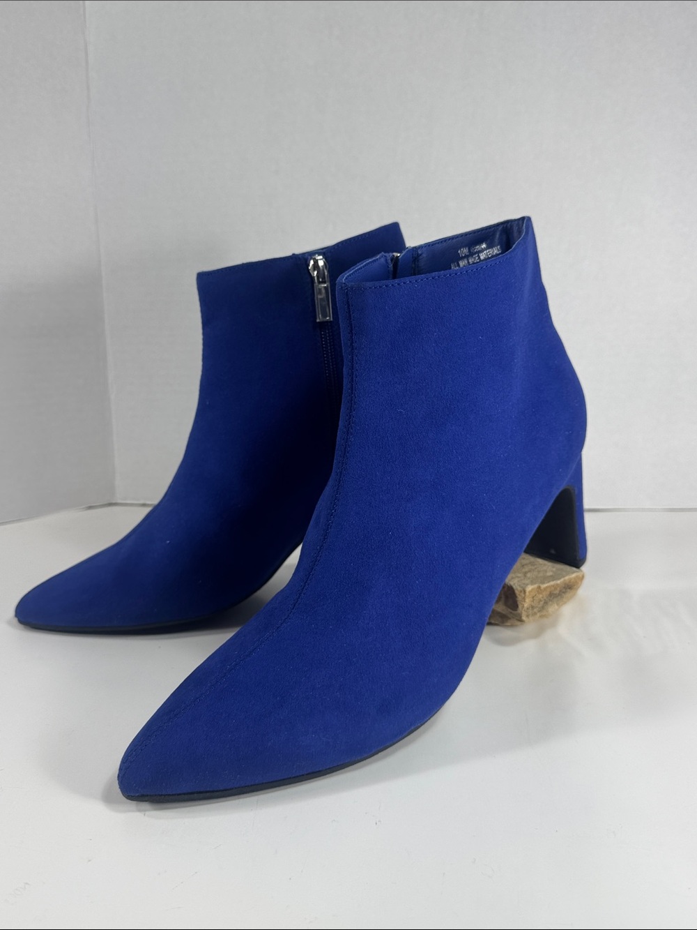 Women's Royal Blue Pointed Toe Ankle Boots